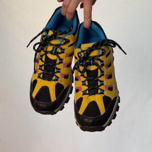 Air Balance Yellow and Black Athletic Shoes
